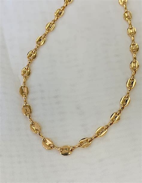 gold.filled gucci link|gucci chain necklace.